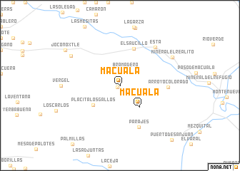 map of Macuala