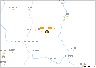map of Macuana