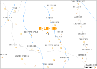 map of Macuanha