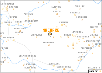 map of Macuare