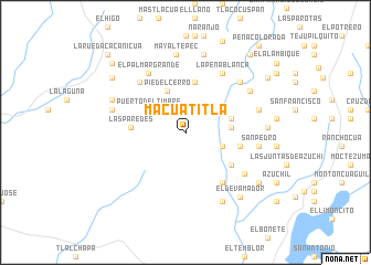 map of Macuatitla