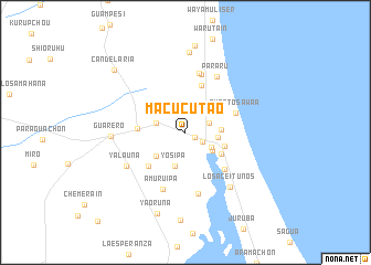 map of Macucutao