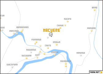 map of Macuere