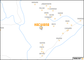 map of Macuiana