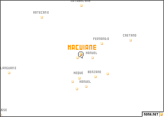 map of Macuiane