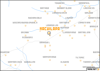 map of Macuilapa