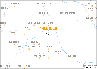 map of Macuilca