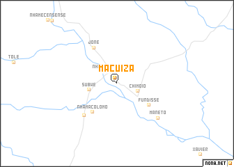 map of Macuiza