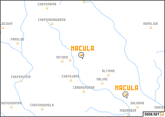 map of Mácula