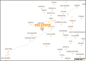 map of Macumane