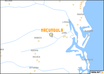 map of Macundula