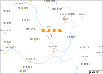 map of Macunhane