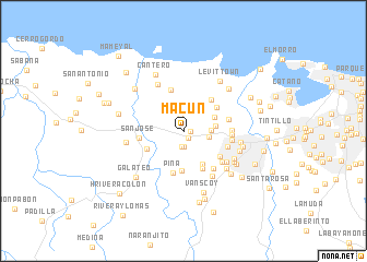 map of Macun