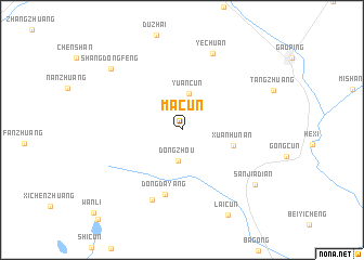map of Macun