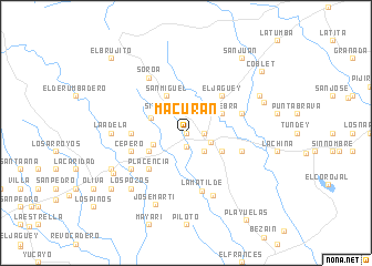 map of Macurán