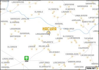 map of Macura
