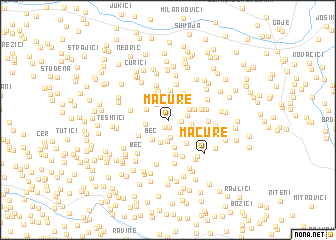 map of Macure