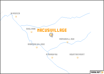 map of Macusi Village