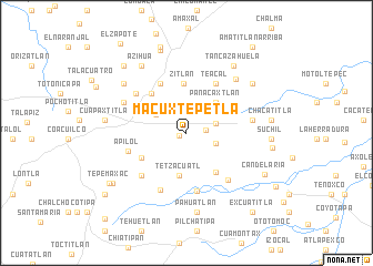 map of Macuxtepetla