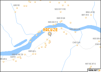 map of Macuze