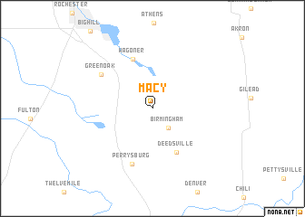 map of Macy