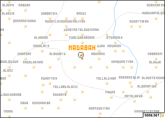 map of Madabah