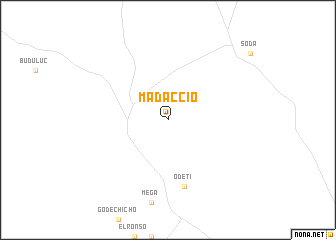 map of Madaccio