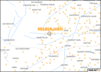 map of Madad Ājwani