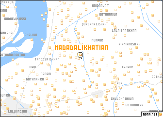 map of Madad Ali Khatiān