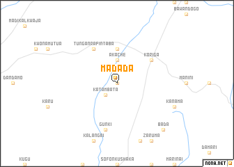 map of Madada