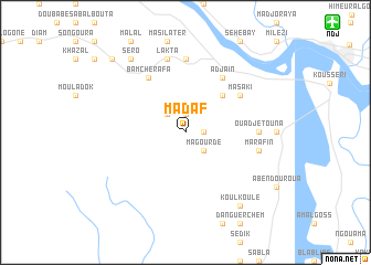 map of Madaf