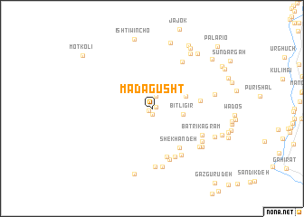 map of Madagusht