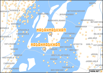 map of Mad Ahmad Khān