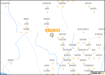 map of Madaiki