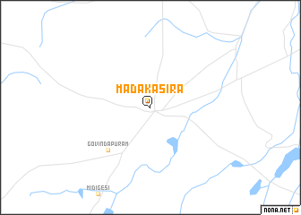 map of Madakasīra