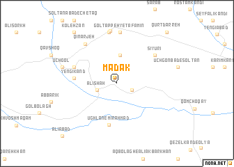 map of Madak