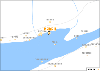 map of Mādak