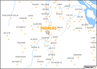 map of Madalag