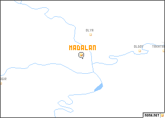 map of Madalan