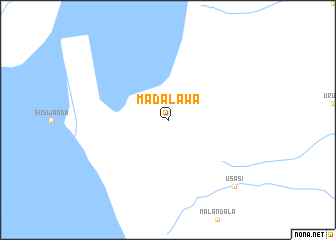 map of Madalawa