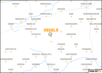 map of Madala