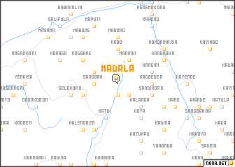 map of Madala
