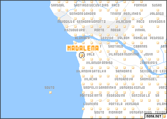 map of Madalena