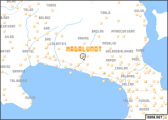 map of Madalunot