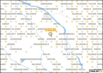 map of Madal