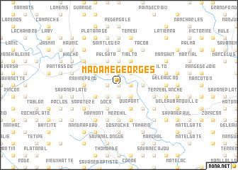 map of Madame Georges