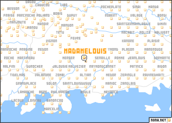 map of Madame Louis