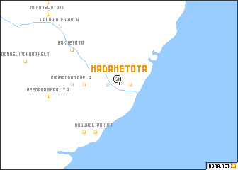 map of Madametota