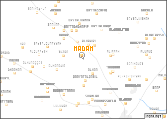 map of Madām