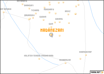 map of Ma‘dan-e Zarī